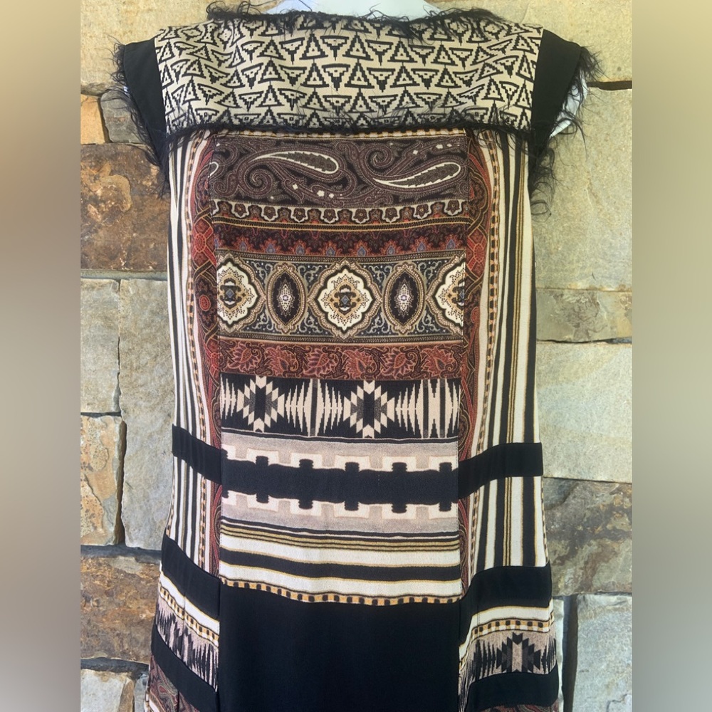 Etro Spa Via Spartaco Paisley Kaleidoscope Dress (NWT $2058) - Picture 4 of 15